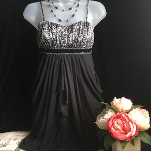 Sweet Storm Black Party Prom Dress - Size S